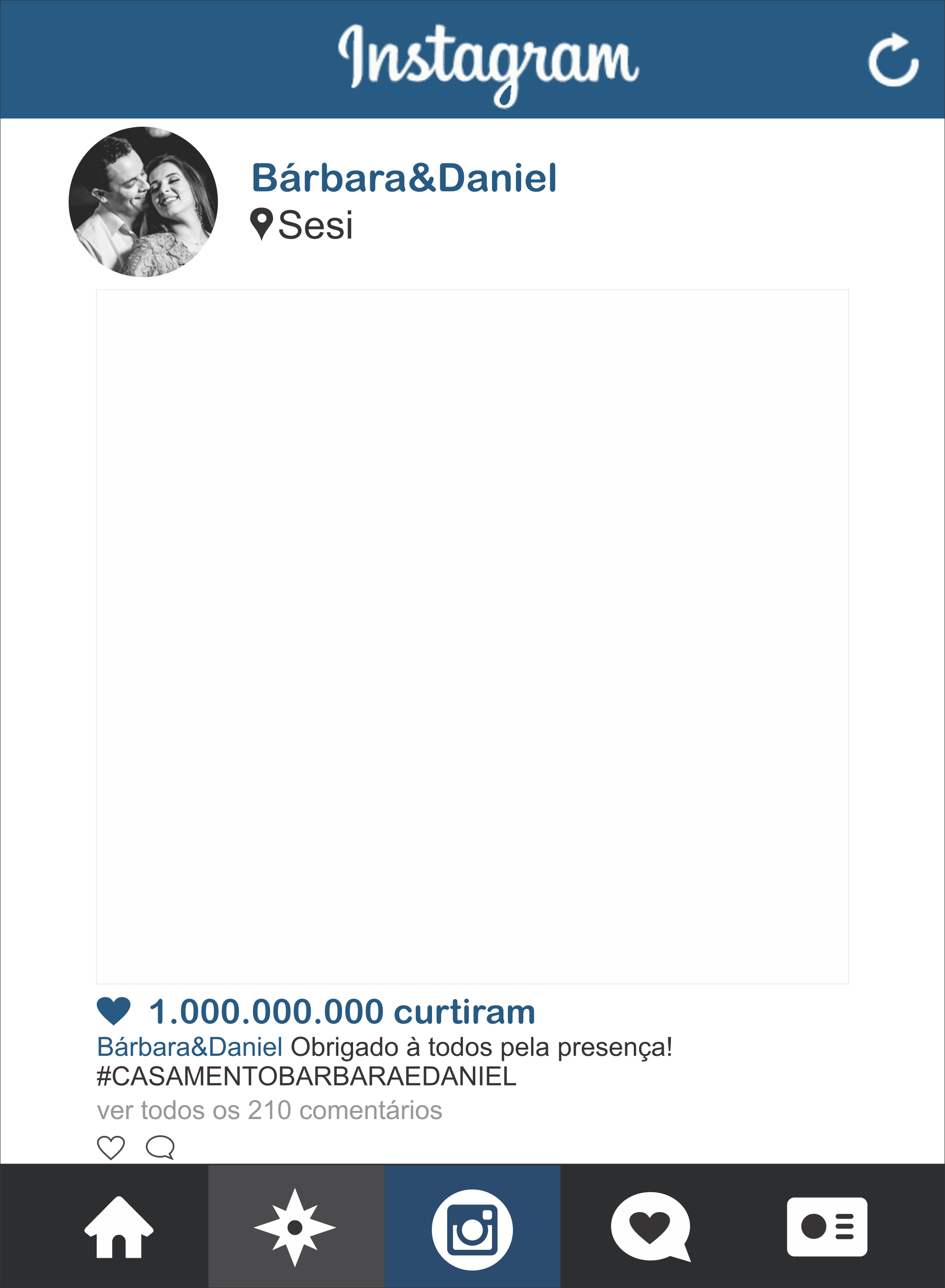 Placas Instagram E Facebook Personalizadas (2080x2836), Png Download