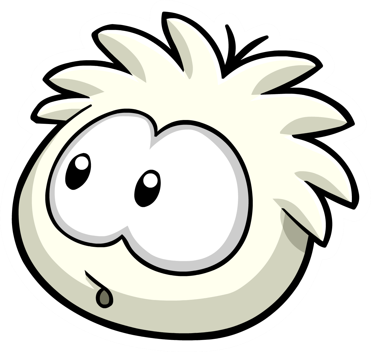 White Puffle (1299x1232), Png Download