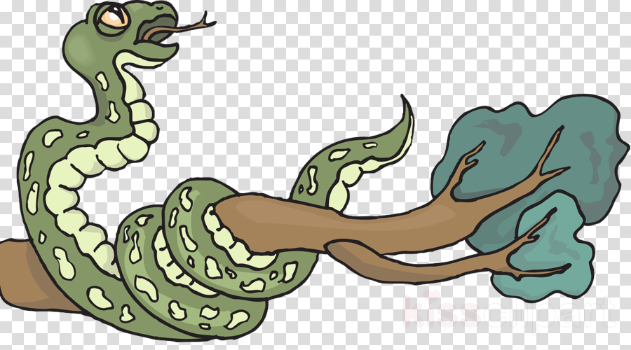 Snake On Tree Branch Clipart Snakes Branch Clip Art (900x500), Png Download
