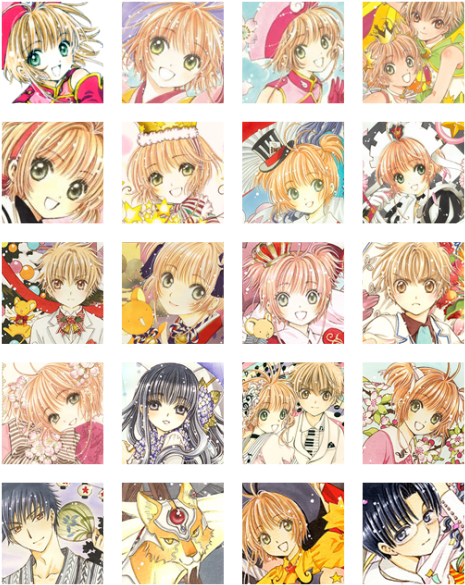 All Sixty Cardcaptor Sakura Illustrations Released (500x620), Png Download