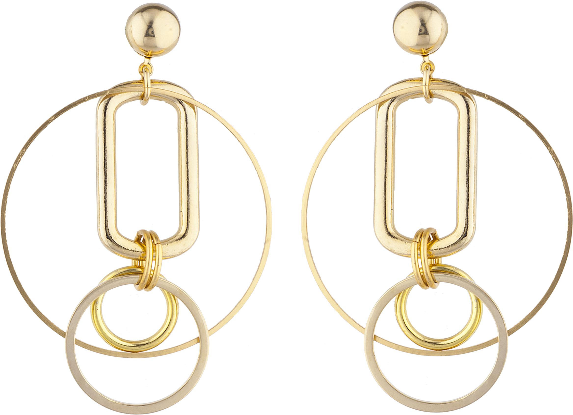 Greed Earrings (2500x2500), Png Download