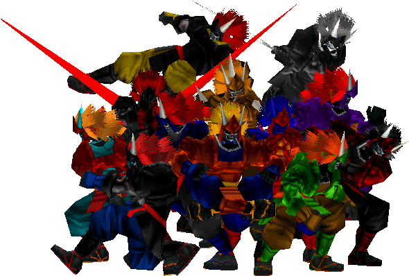 Bishamon, Blanka, Sfa Shinakuma, Sosom And Others (640x480), Png Download