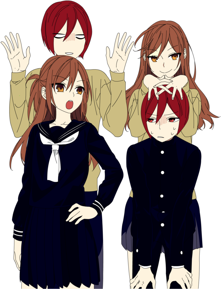 Horimiya 1 By Espeoncolorea (784x1019), Png Download