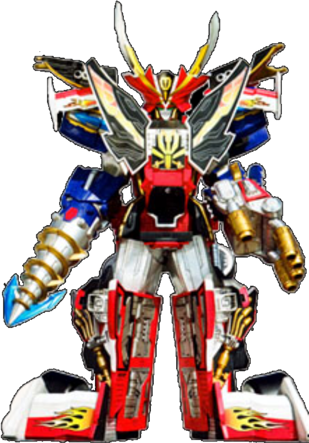 The Legendary Megazord Is A Megazord Formed From The (640x952), Png Download
