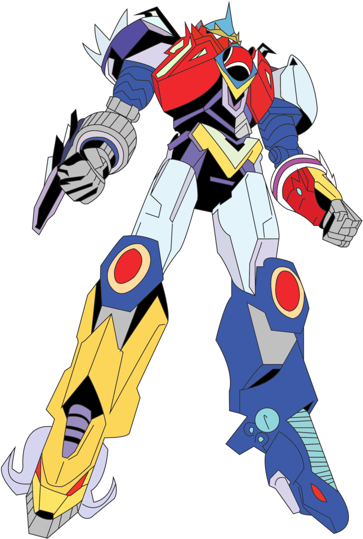 Mega Megazord (744x1074), Png Download