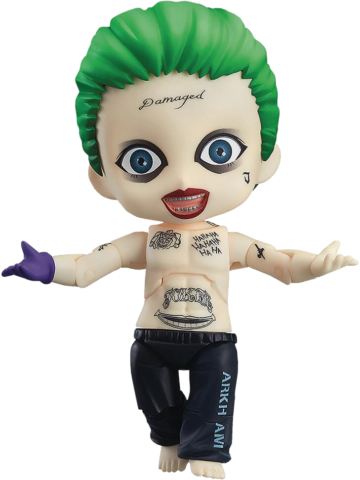The Joker 4” Nendoroid Action Figure (736x970), Png Download