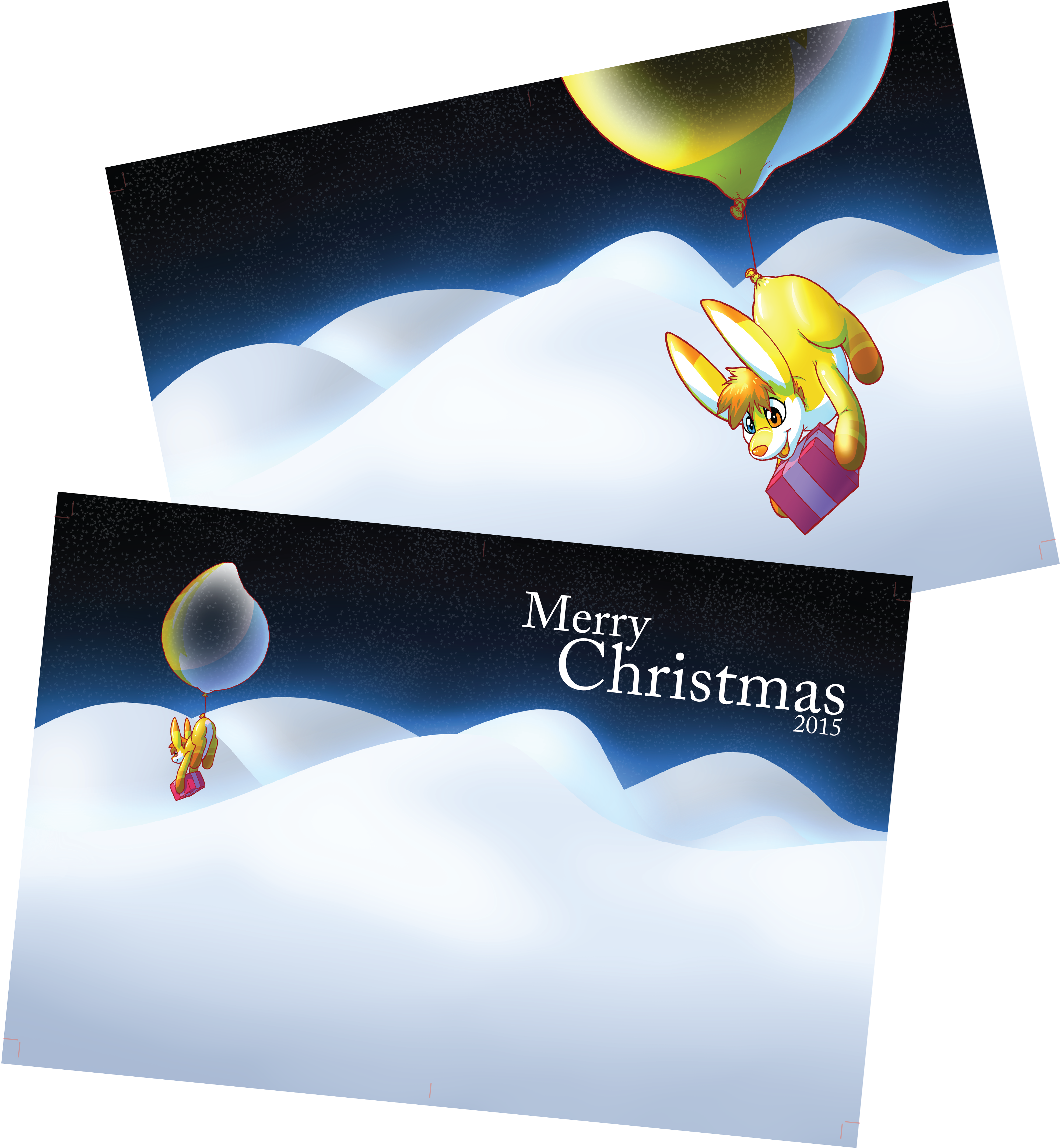 Christmas Cards (4245x4509), Png Download