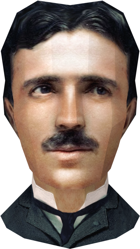 Nikola Tesla (1200x1200), Png Download