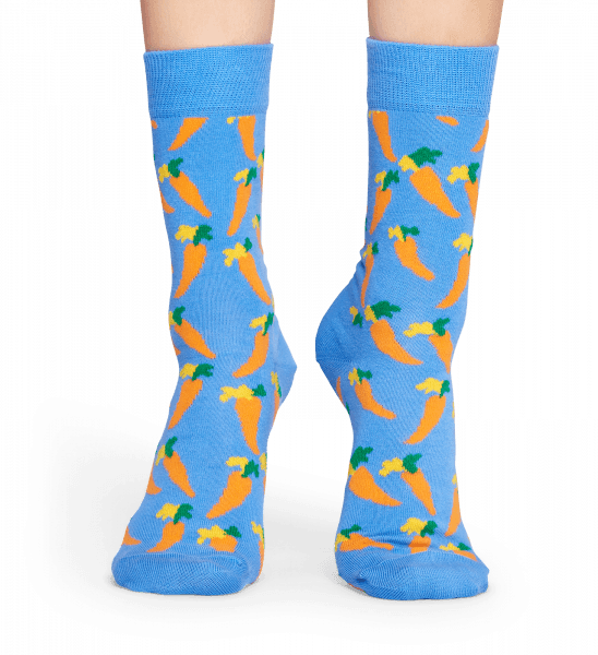 Happy Socks - Carrot Sock (548x600), Png Download