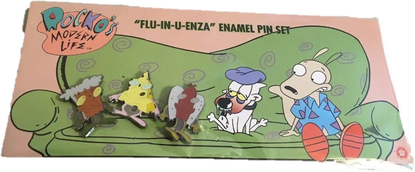 Nick Box Exclusive Rocko's Modern Life Flu In U Enza (1600x1200), Png Download