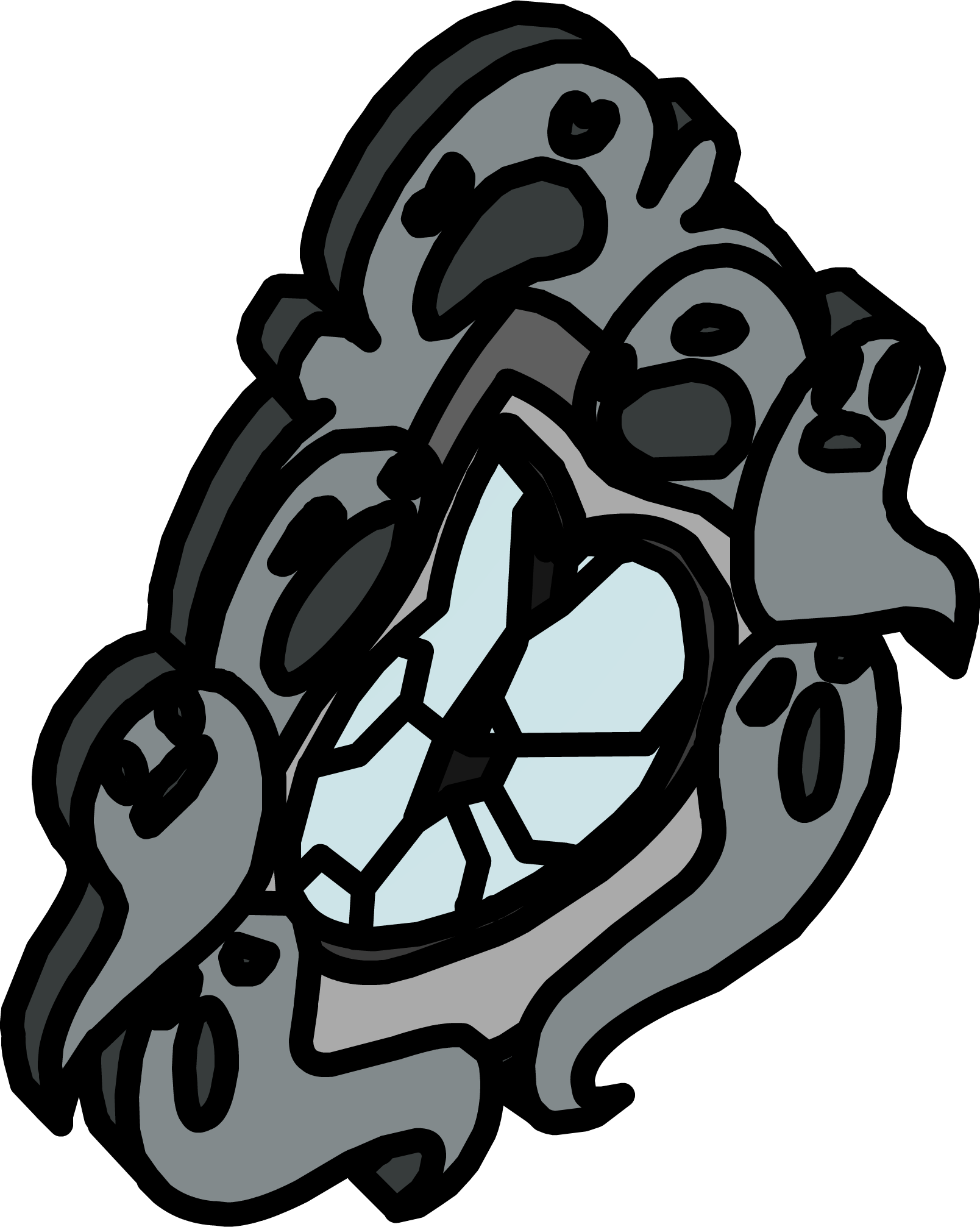 Ghastly Window (1608x2013), Png Download