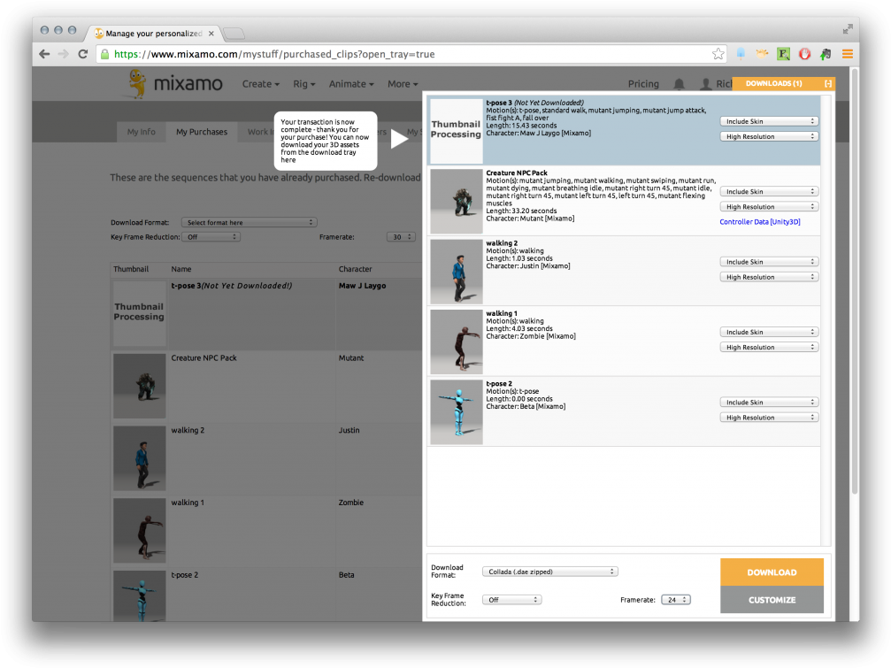 Once Downloaded The Object And Materials Will Be Stored (1024x772), Png Download