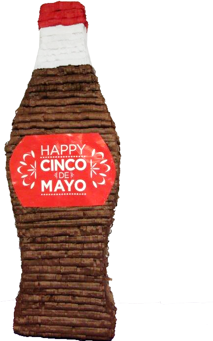 Cinco De Mayo Coke Promotional Pinata (576x768), Png Download