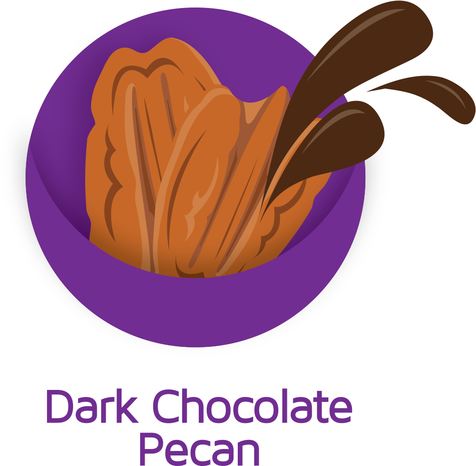 Dkchocpecan Icon (982x979), Png Download