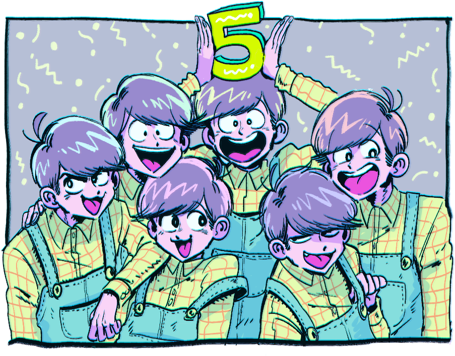 Osomatsu-san (1000x800), Png Download