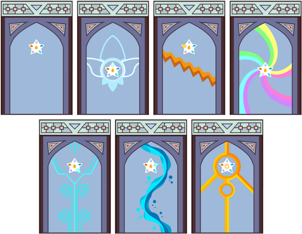 These Are A Set Of Crystal Gem Doors From A Different (1021x783), Png Download