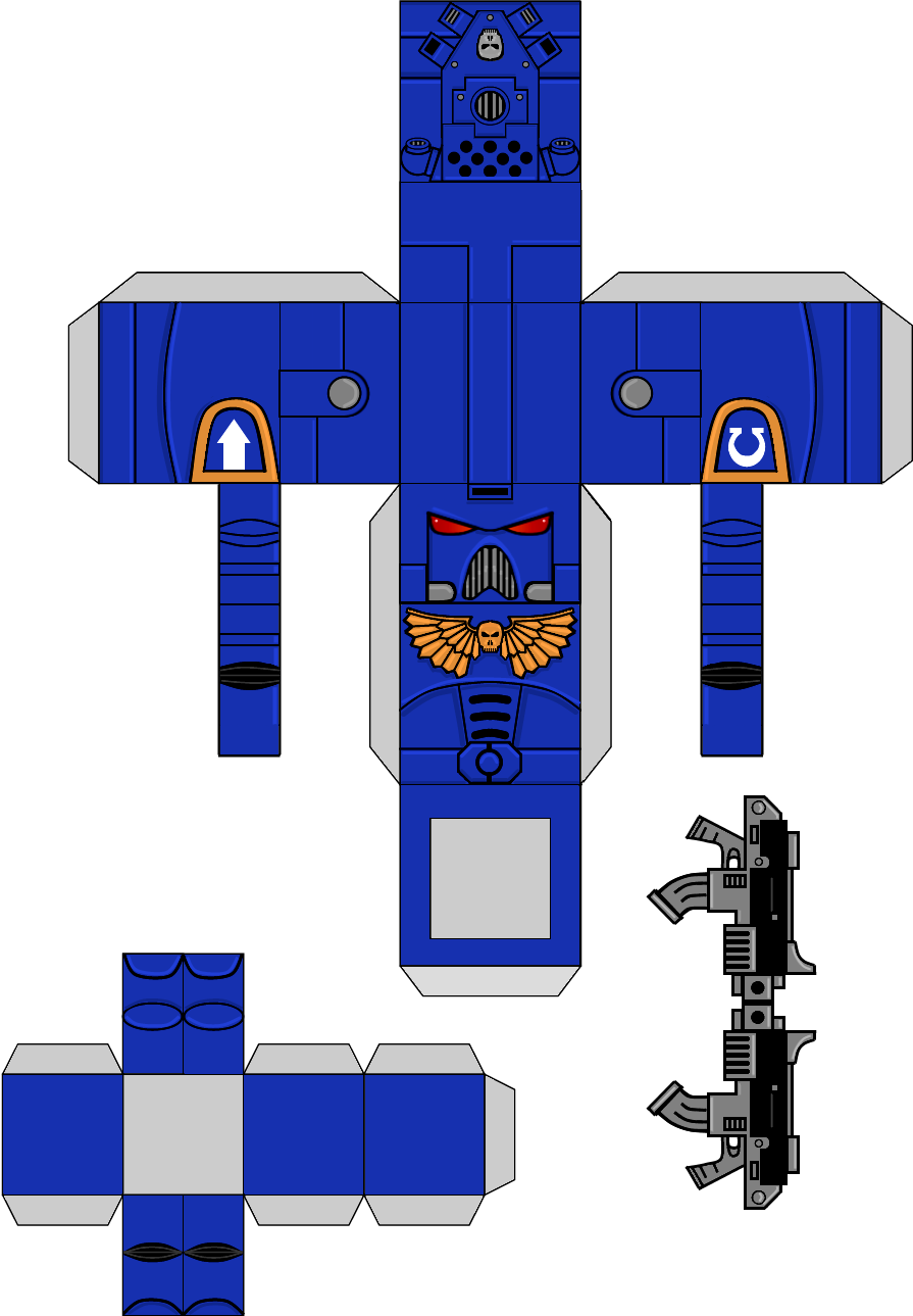 Space Marine (895x1289), Png Download