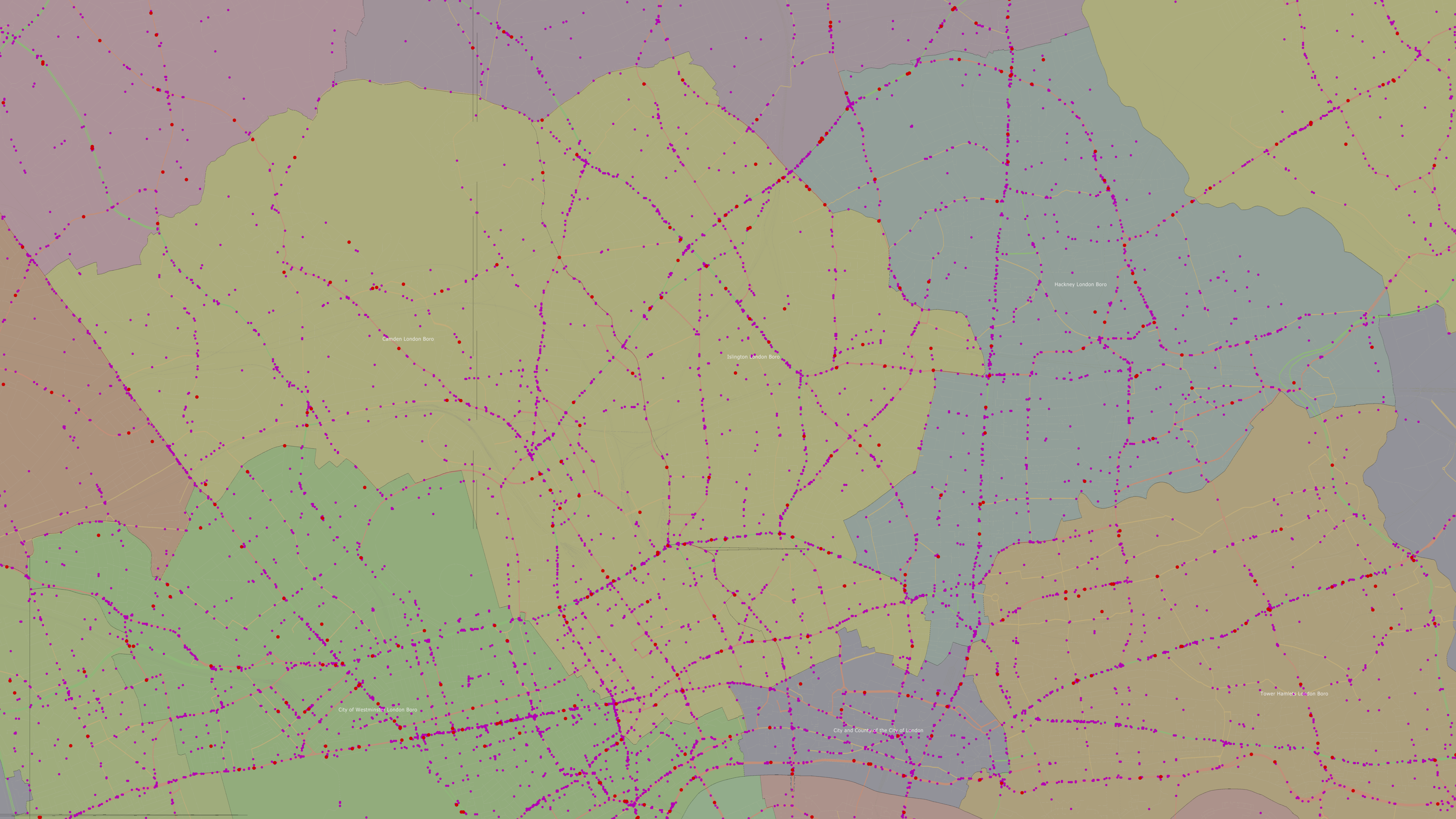Killed And Seriously Injured North London (5120x2880), Png Download