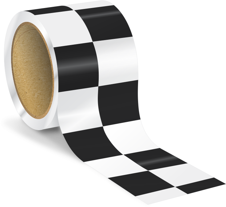 Checkerboard Floor Marking Tape (800x800), Png Download