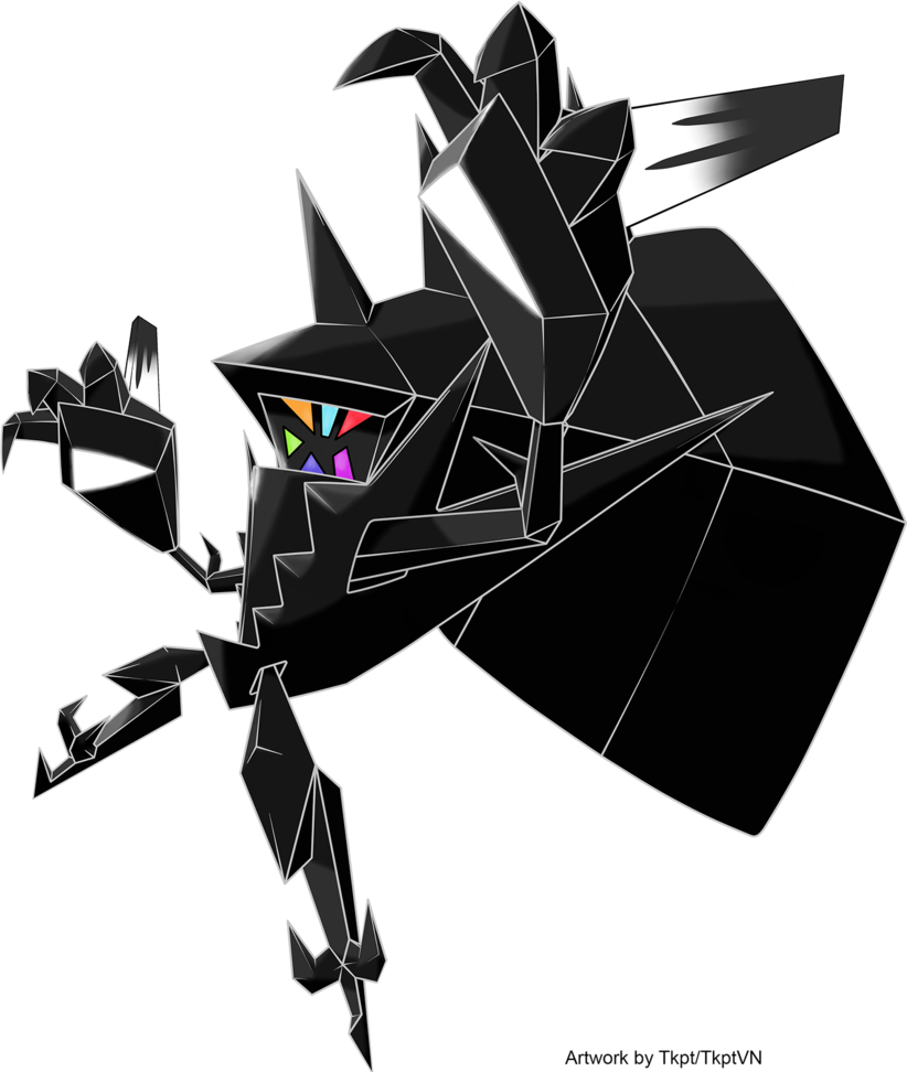 This's My Artwork For Necrozma, And Also Is Last Art (822x972), Png Download