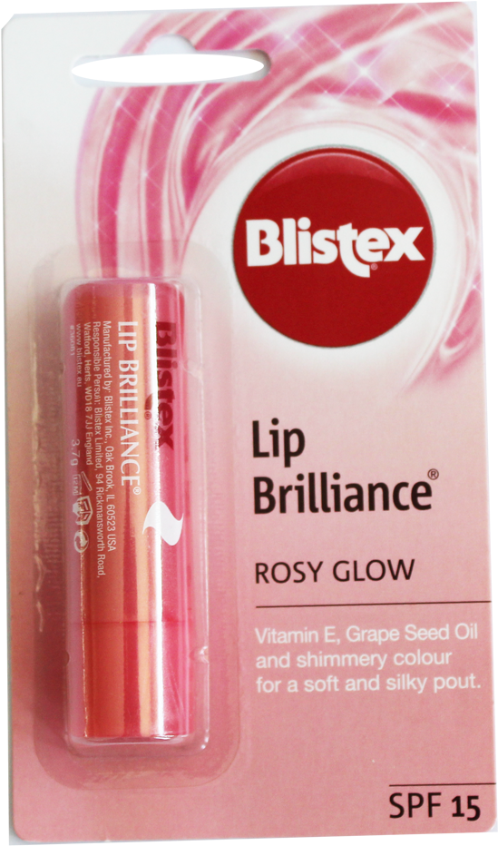 Blistex Lip Brilliance Rosy Glow (1000x1000), Png Download