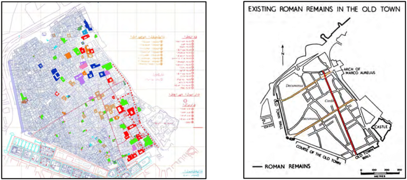 Land-use In Traditional Medina Of Tripoli (source (850x382), Png Download