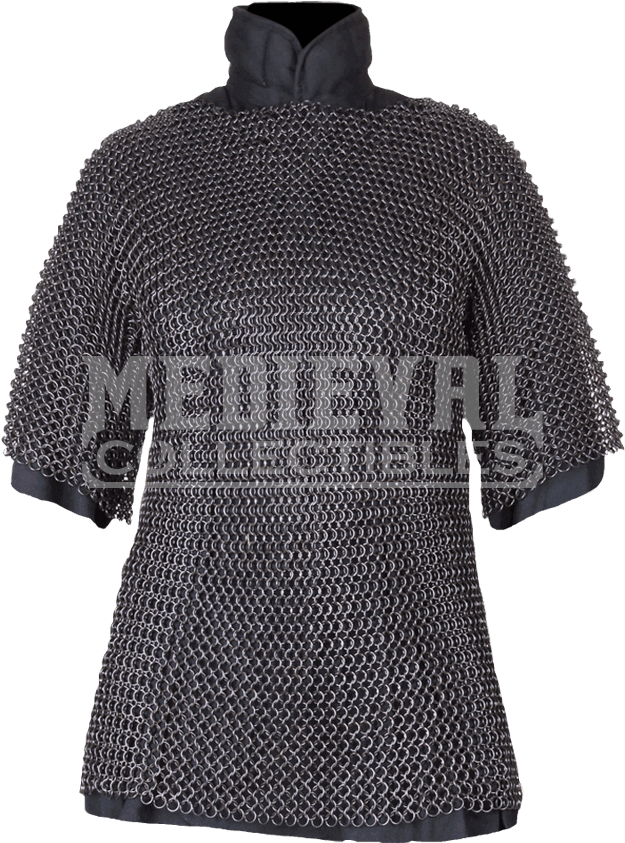 David Blackened Chainmail Hauberk (850x850), Png Download