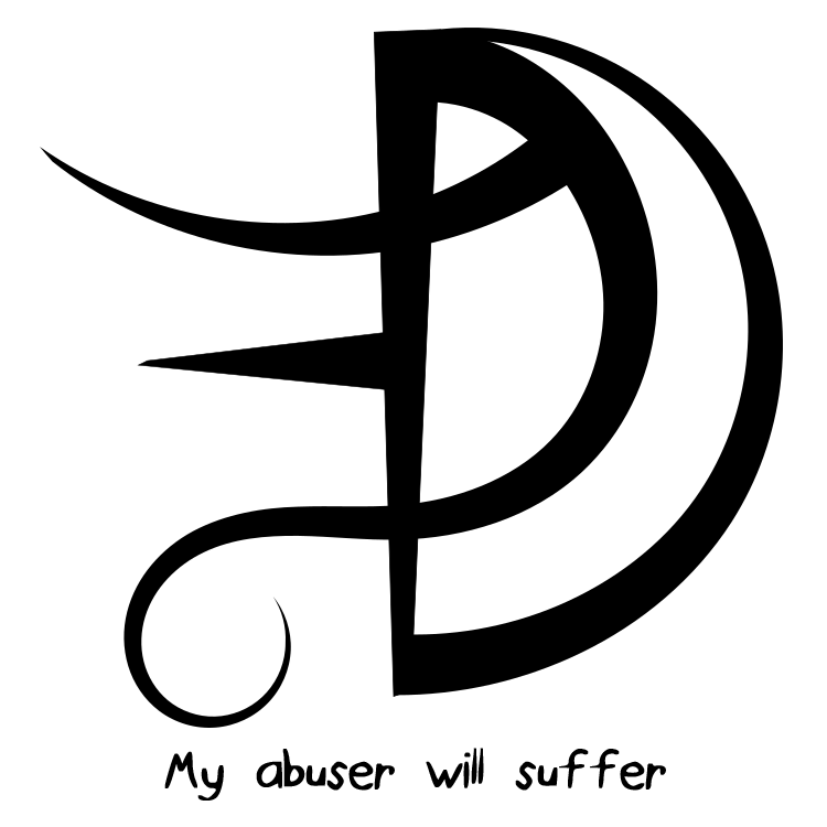 “my Abuser Will Suffer” Sigil For Anonymous Sigil Requests (750x750), Png Download