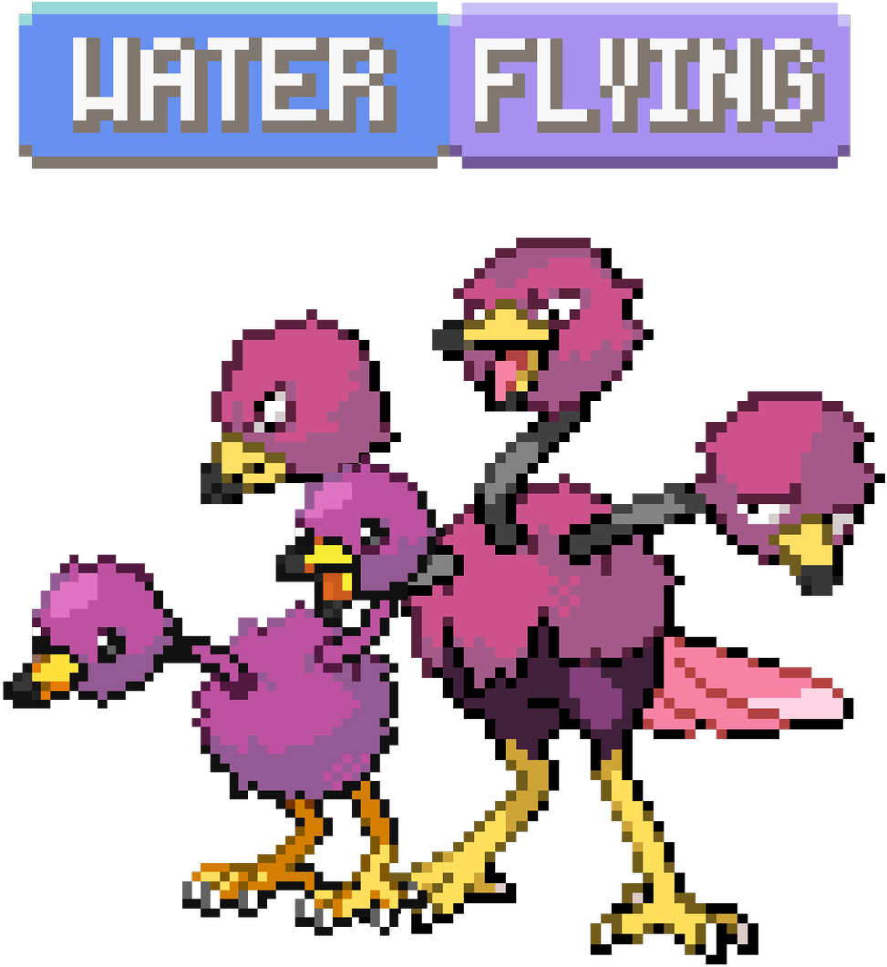 Delibird, Doduo, Dodrio, Drowzee, Hypno, Ekans Y Arbokpic (1066x1200), Png Download