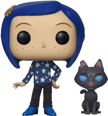 Coraline With Cat (709x709), Png Download