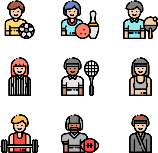 Sport Avatars (600x564), Png Download