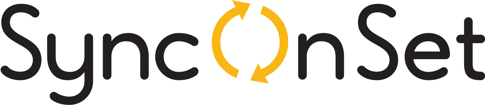 Synconset Logo Black@2x (1600x352), Png Download