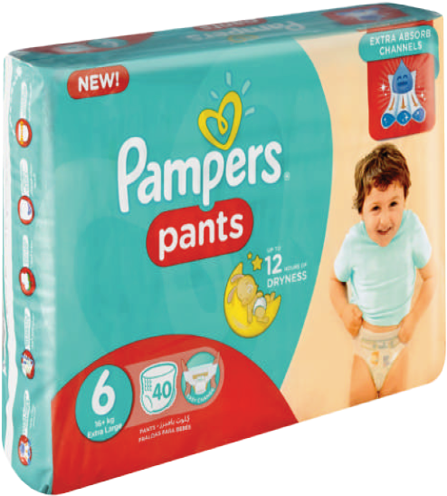 pampers active baby extra large