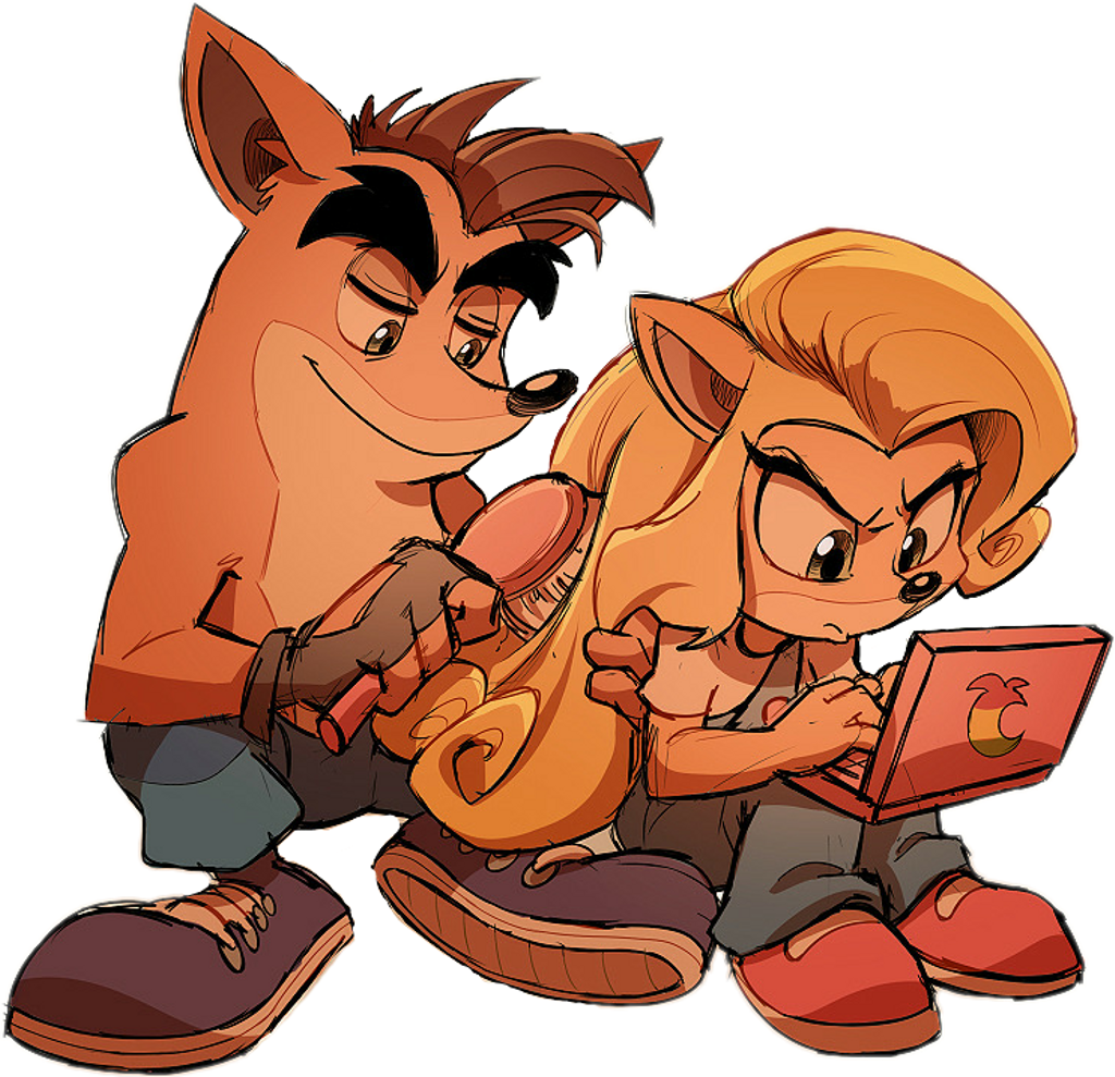 Crash Bandicoot Crashbandicoot Cocobandicoot Cute Lindo (1024x989), Png Download