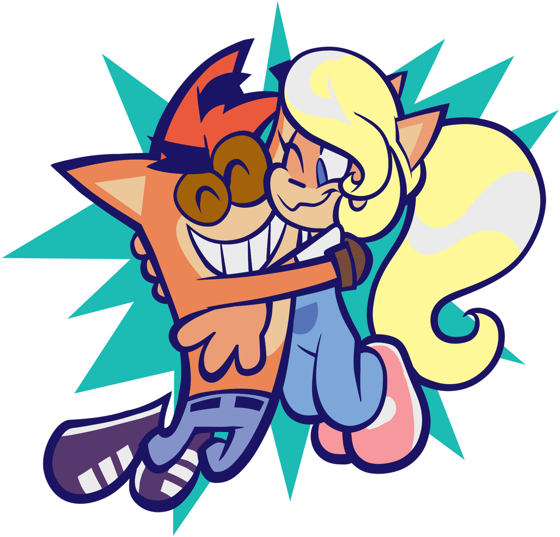 Twitter Ghost Drawing, Video Games Girls, Crash Bandicoot, (1200x1161), Png Download