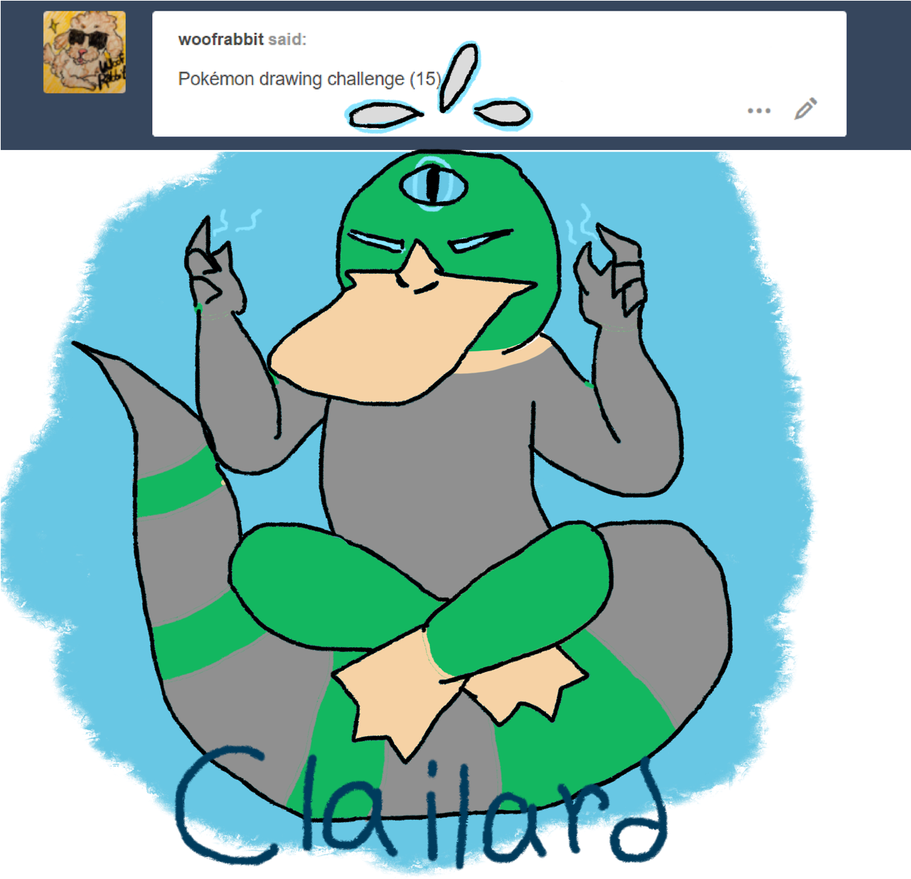 Alternate Evolution Instead Of Psyduck Being Golduck (1280x1280), Png Download