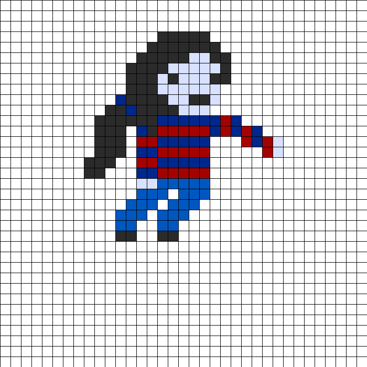 Adventure Time Marceline Perler Bead Pattern / Bead (735x735), Png Download