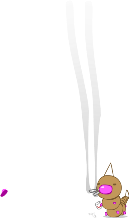 Derping Weedle (413x750), Png Download