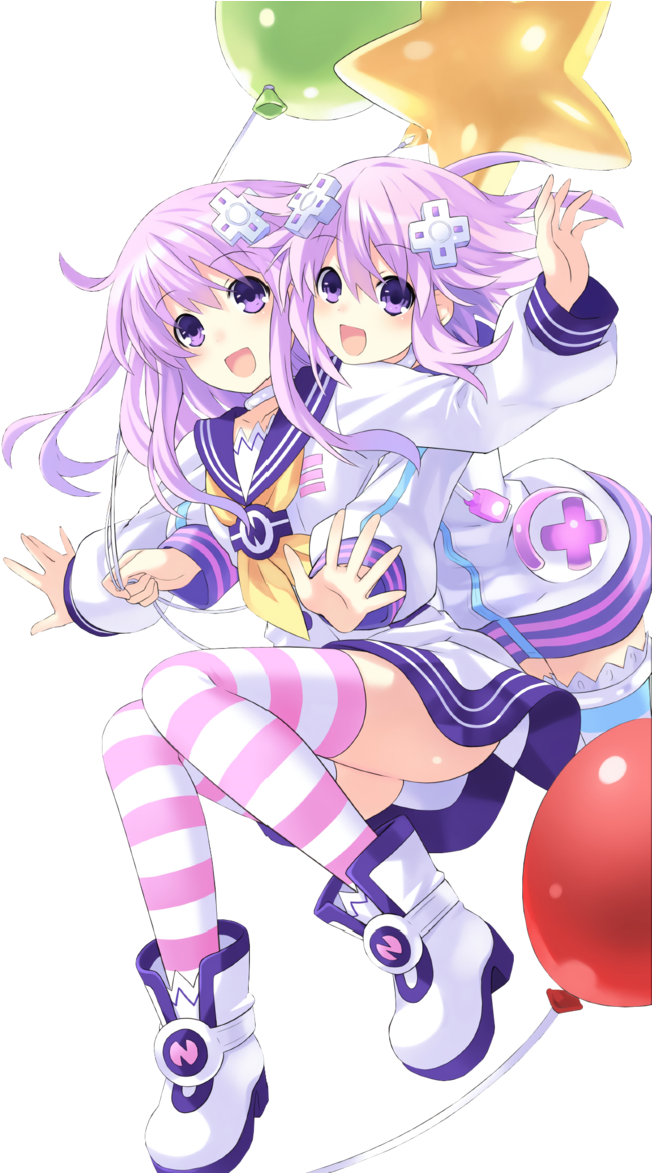 Nepgear And Neptune Render By Jessymoonn (682x1172), Png Download