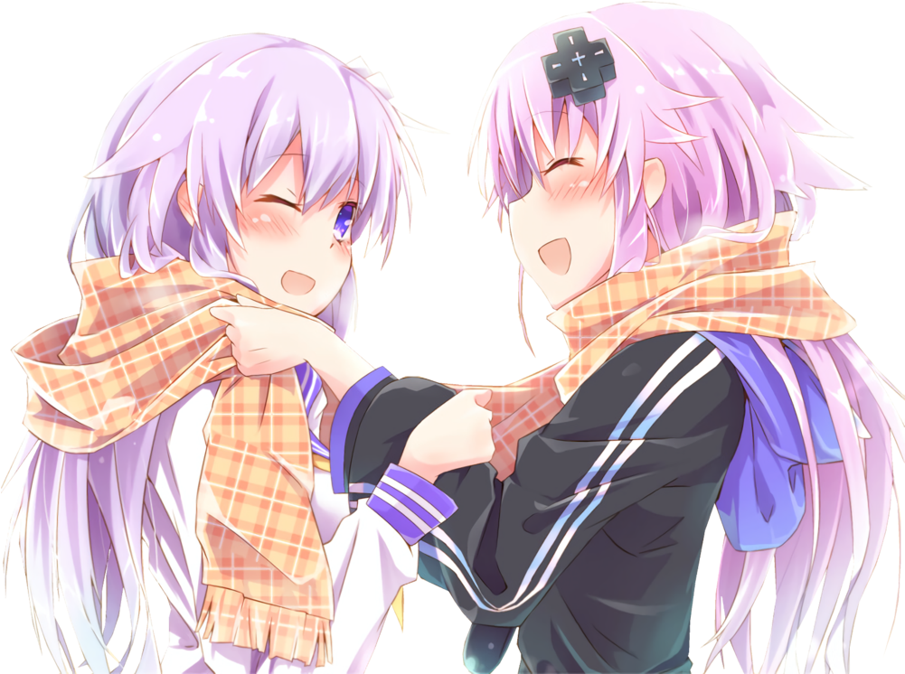 Nepgear And Best Nep (1000x800), Png Download