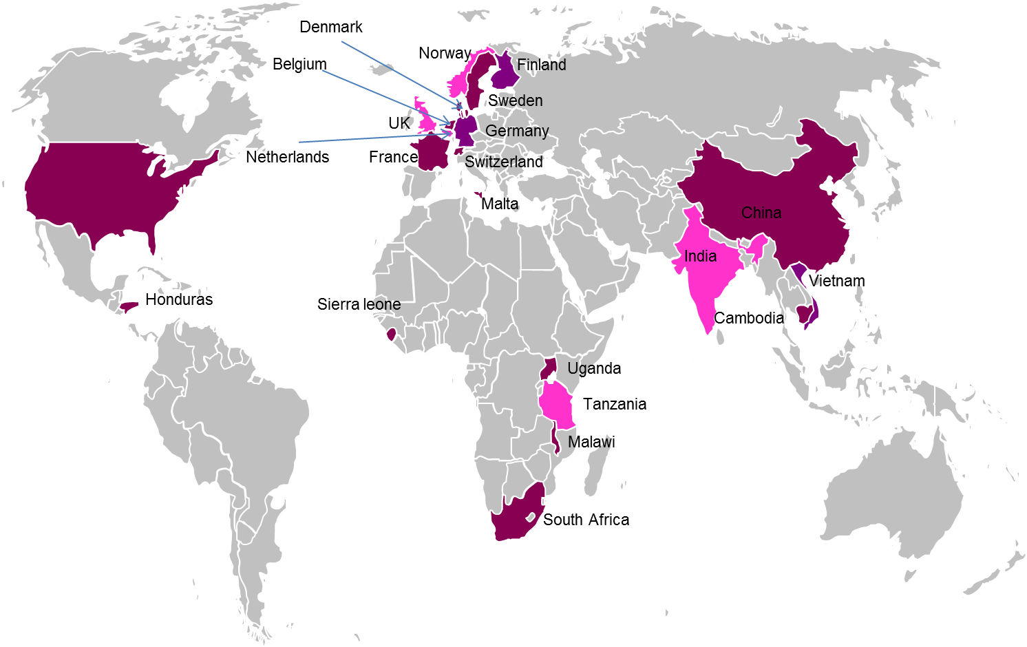Collaborations Within Hsp Group (1491x1036), Png Download