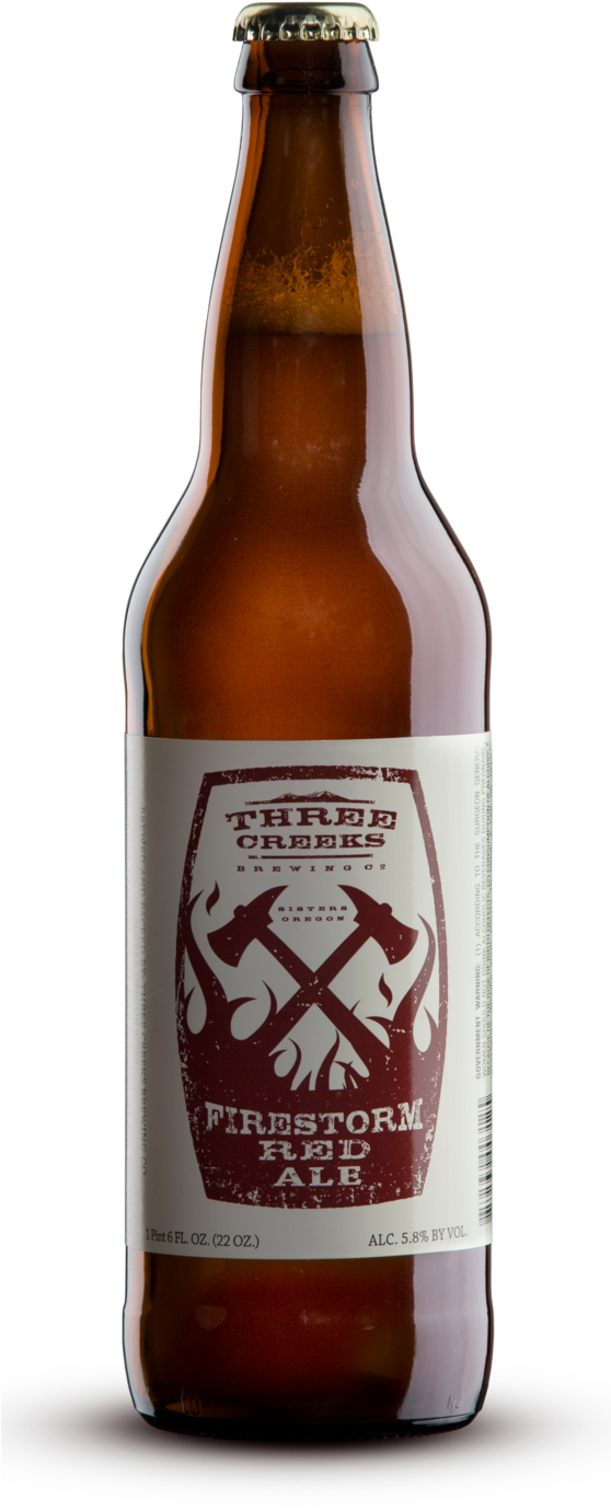 Three Creeks Brewing Firestorm Red Ale (557x1471), Png Download