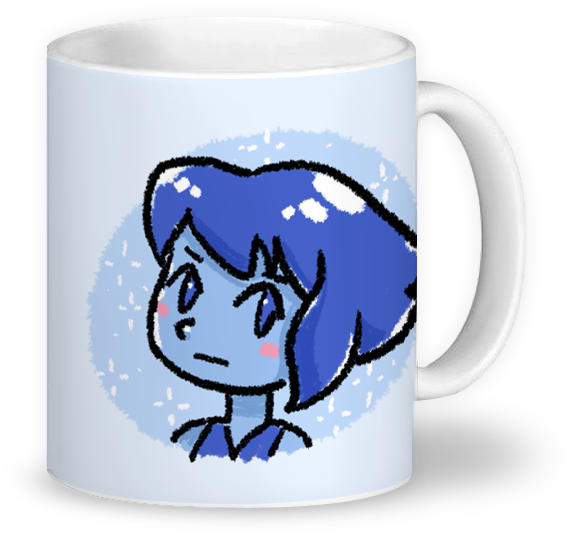 Caneca Crayon Lapis Lazuli Su De M (800x800), Png Download