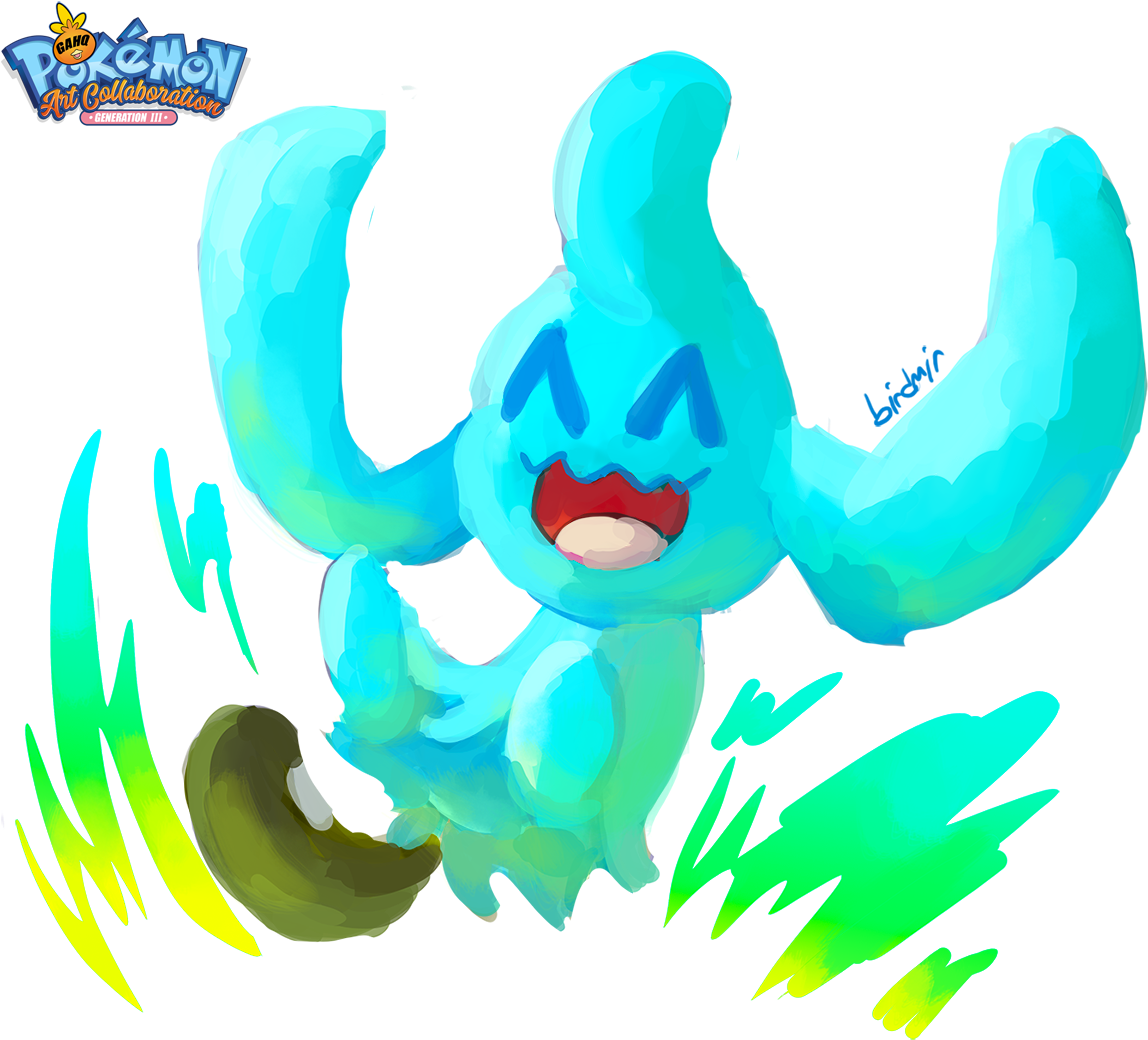 #360 Wynaut In Our Pokemon Generation Iii Art Tribute (1200x1078), Png Download