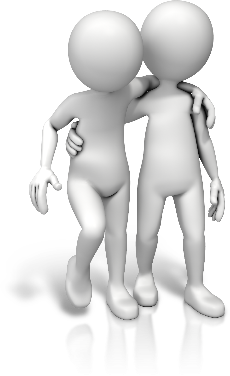 Helping A Friend 1600 Clr 11915 (1250x1600), Png Download