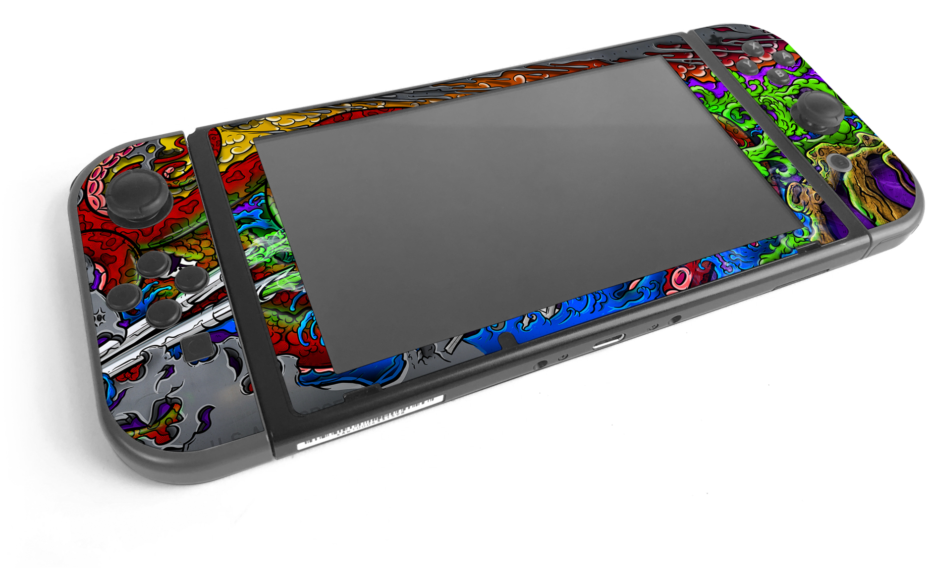 Nintendo Switch Magic School Bus Skin Decal Kit (2048x1432), Png Download