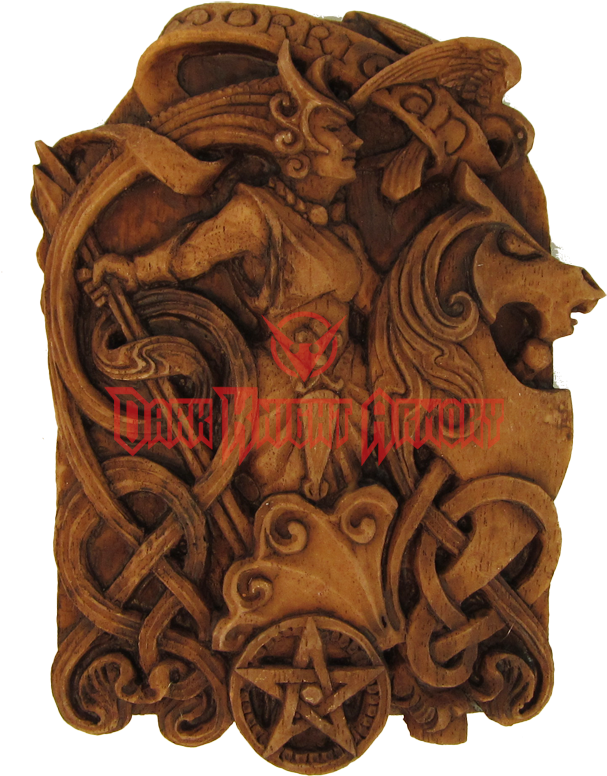 Morrigan Battle Goddess Plaque (850x850), Png Download