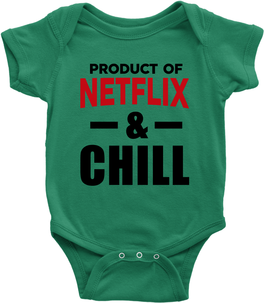 Product Of Netflix And Chill Onesie (1024x1024), Png Download