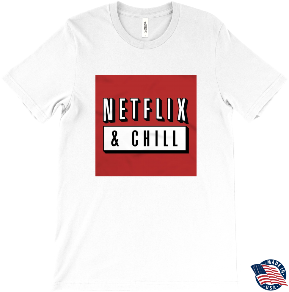 Netflix & Chill T-shirt (1024x1024), Png Download