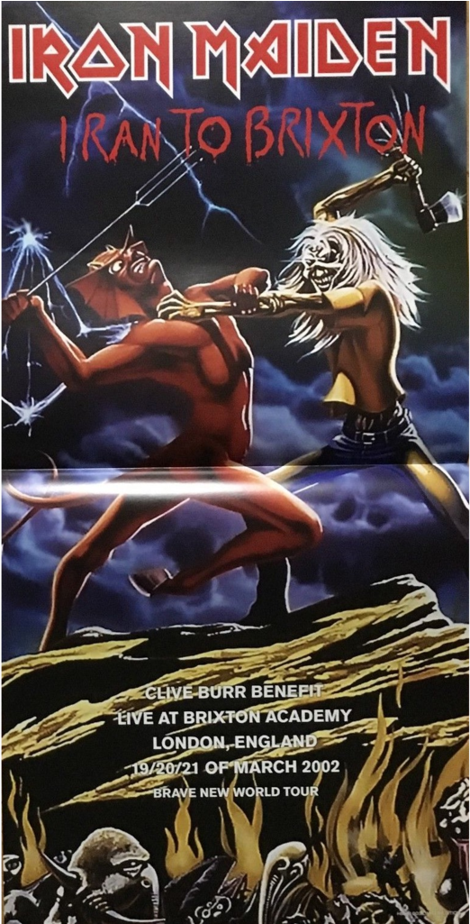 Iron Maiden I Ran To Brixton Ltd Edit Gatefold Sleeve (1024x1024), Png Download